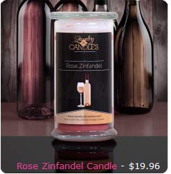 JIC Rose Zinfandel scented Candle